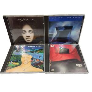 Billy Joel 4 CD Lot Piano Man The Bridge Storm Front River of Dreams Columbia